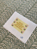 Needlepoint Canvas | New Mercies Every Morning (4x6 inch) | 14 Mesh
